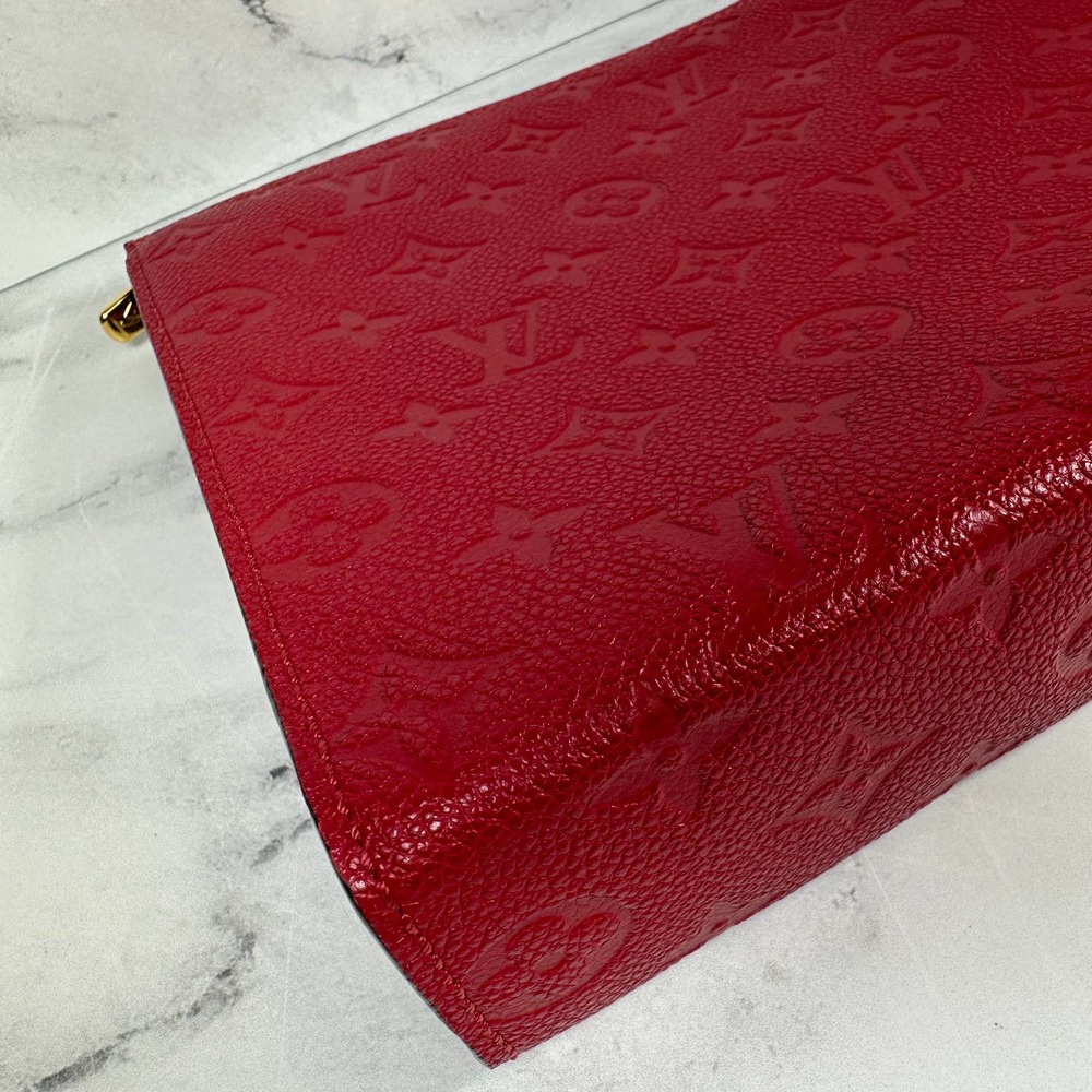 Louis Vuitton Scarlet Toiletry Pouch 26 Clutch bag Pochette Monogram Leather LV - Picture 9 of 13